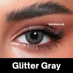 Bella Glitter Grey Contact Lenses