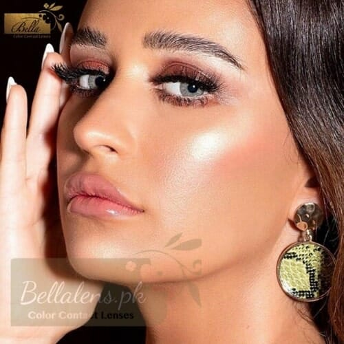 Buy Bella Ambar Gray Eye Contact Lenses in Pakistan - Elite Collection - Bellalens.pk