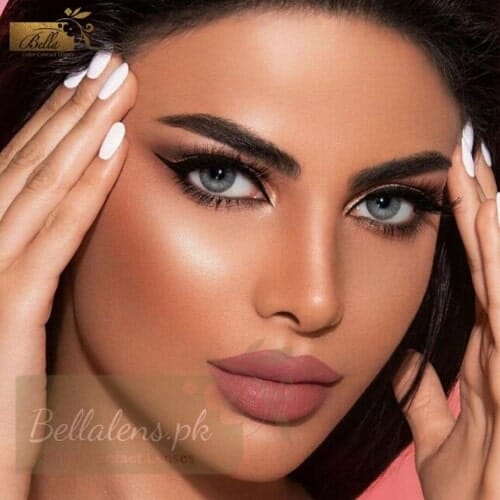 Buy Bella Elite Mint Gray Eye Contact Lenses in Pakistan - Elite Collection - Bellalens.pk