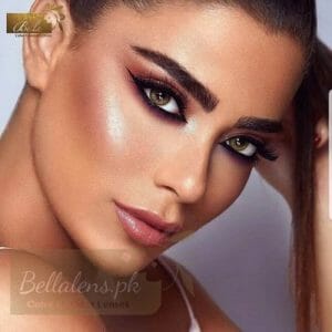 Buy Bella Elite Silky Gold Eye Contact Lenses in Pakistan - Elite Collection - Bellalens.pk