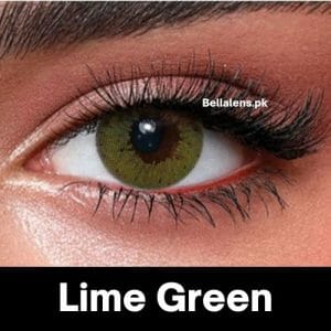Bella Lime Green Contact Lenses – Glow Collection