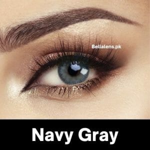 Bella Navy Gray Contact Lenses – Glow Collection