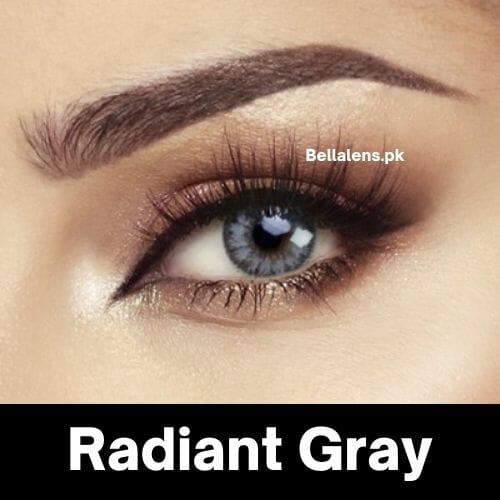 Bella Radiant Gray Contact Lenses – Glow Collection