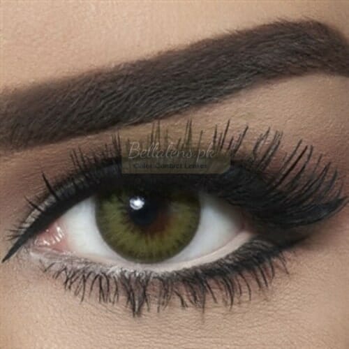 Buy Bella Caribbean Green Eye Contact Lenses in Pakistan - Diamond Collection - Bellalens.pk