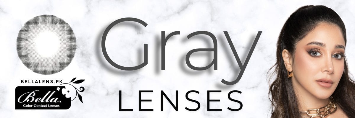 Gray eye lenses in pakistan, bellalens.pk