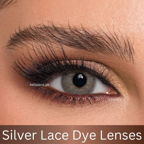 Silver Lace Dye Monthly Contact Lenses By Bella